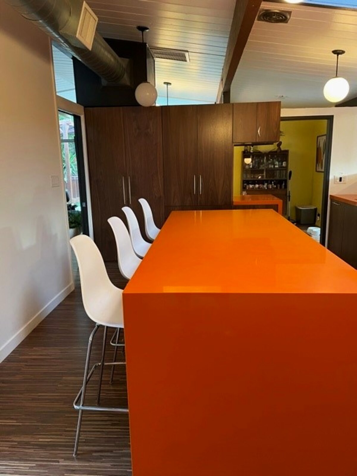 Orange Zero surface in a real kitchen setting